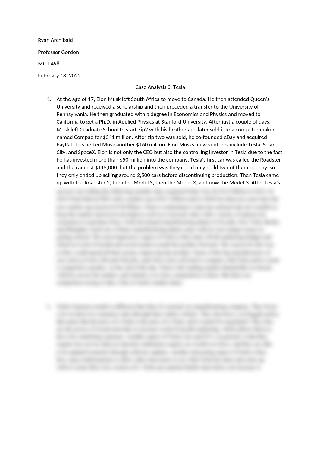 MGT 498 Case Analysis 3 - Tesla.docx_drcfnsqtgch_page1