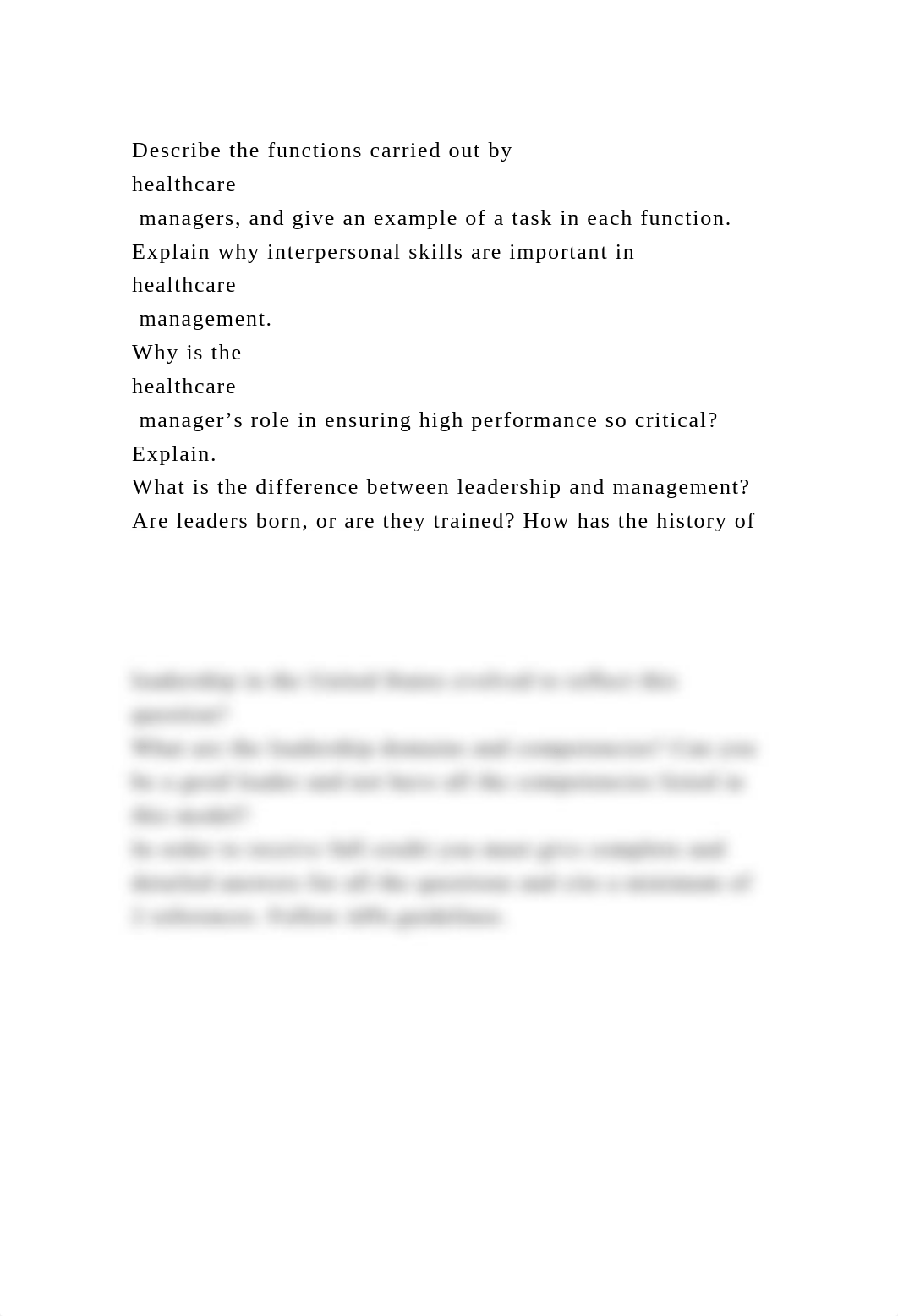 Describe the functions carried out by healthcare managers, and g.docx_drcq6zr4qz7_page2