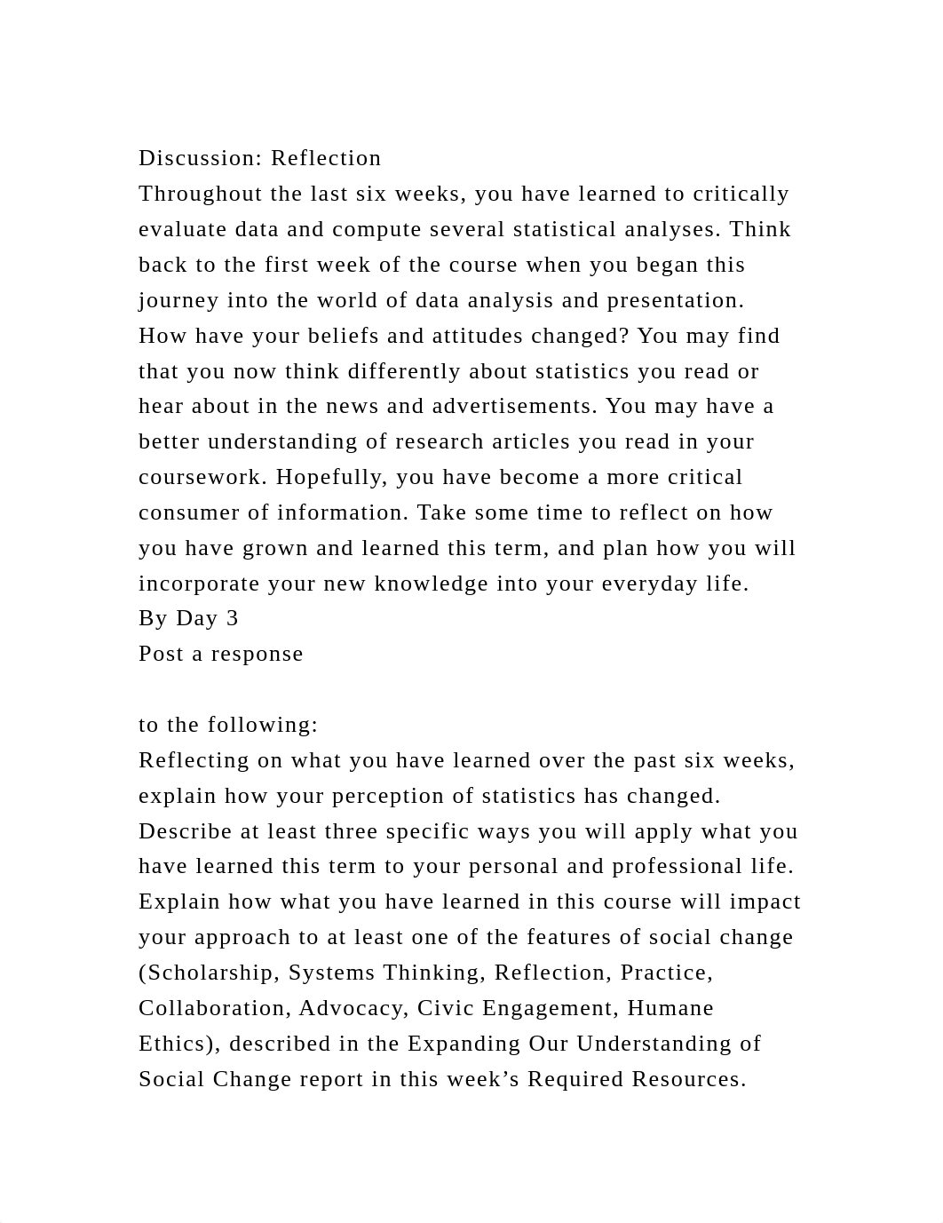 Discussion ReflectionThroughout the last six weeks, you have lear.docx_drcr4q2nqkc_page2