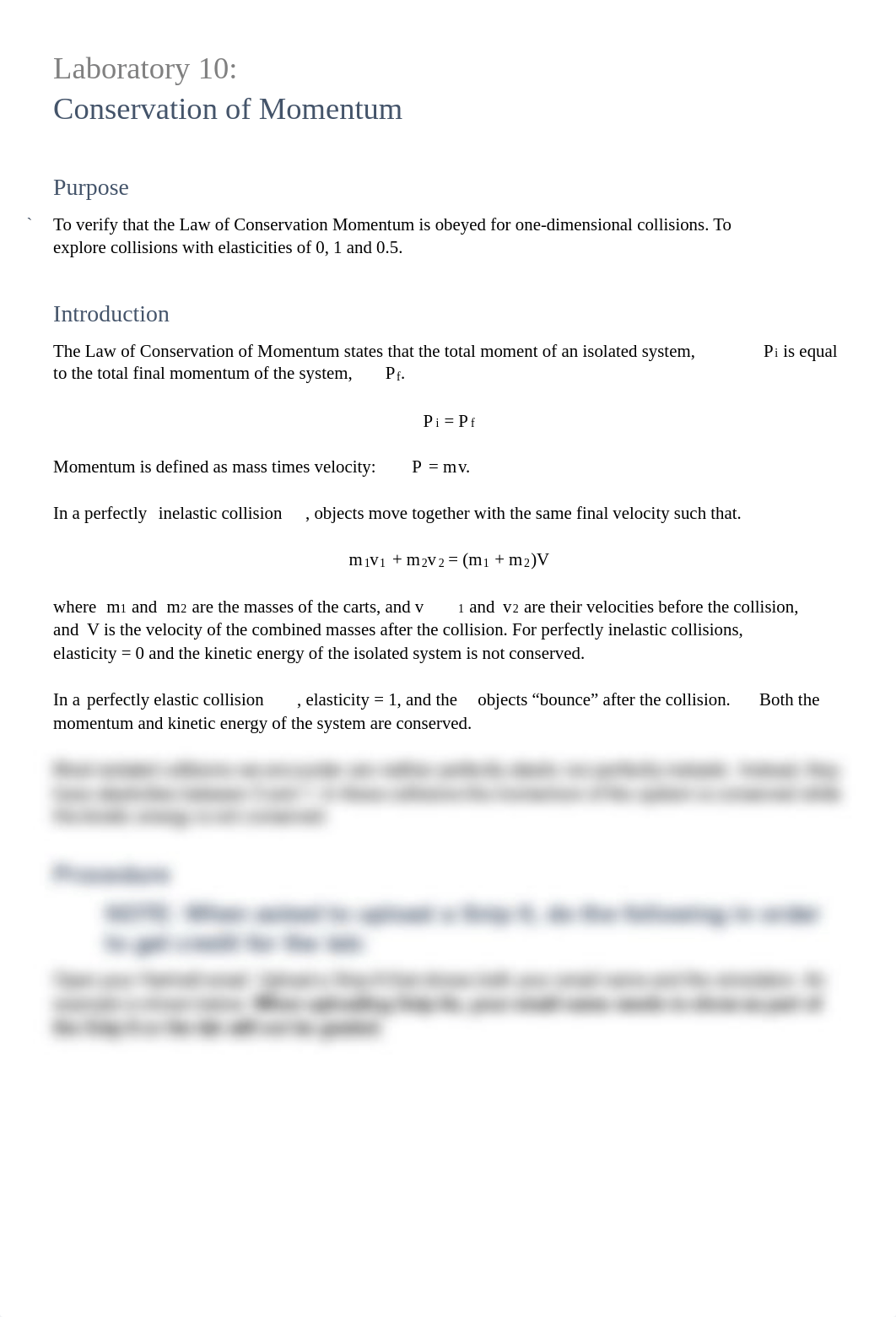 PHY 4A - Lab 10 - Conservation of Momentum.pdf_drcsv4wvnqp_page1