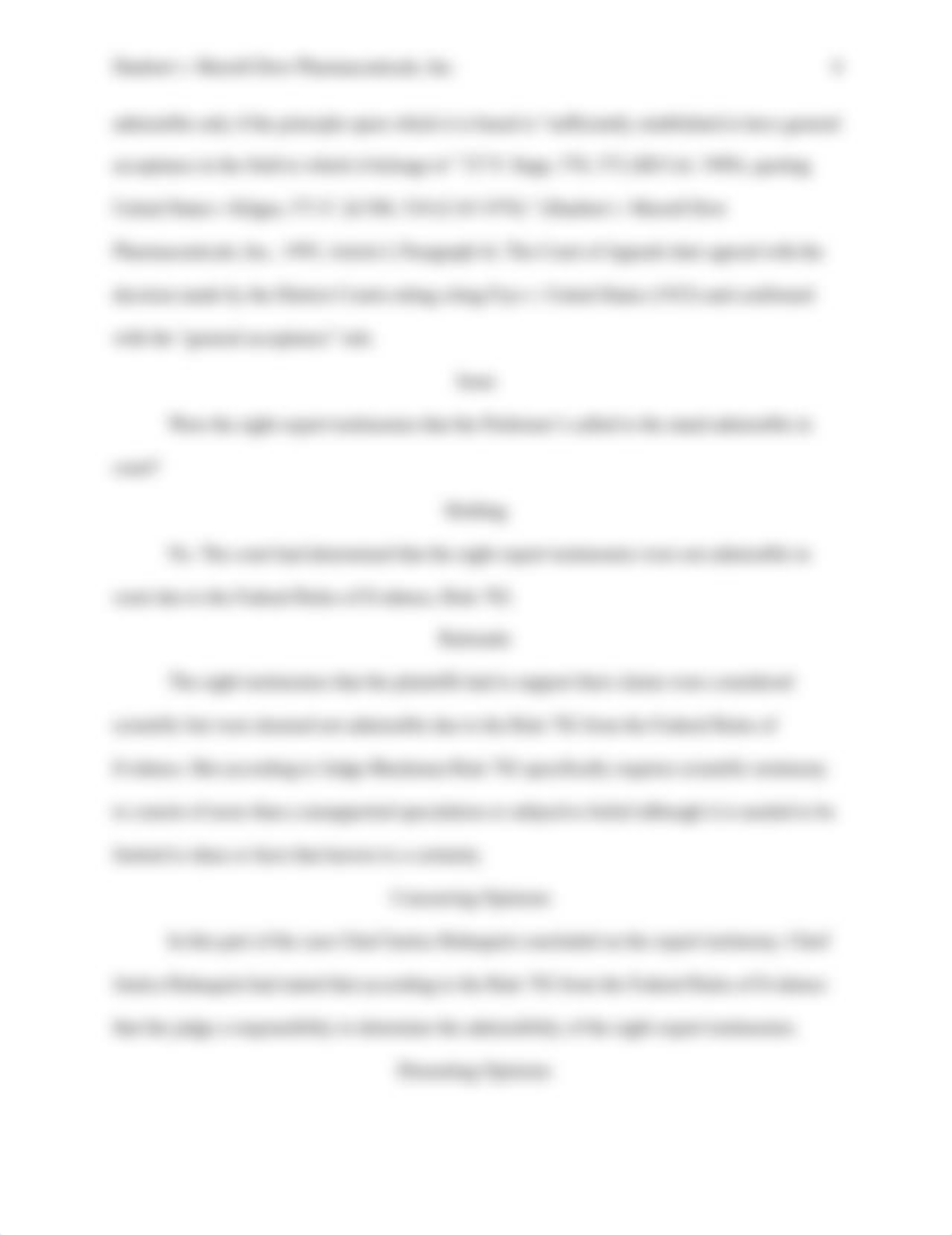 CJUS 369 Daubert Case Brief.docx_drcv9kqcrns_page4