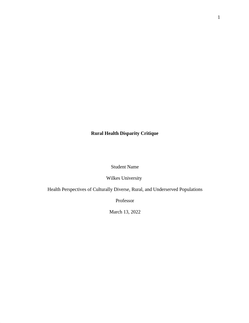 Health Disparity Rural vs Urban Critique NSG 556.docx_drcx2c3e9x3_page1