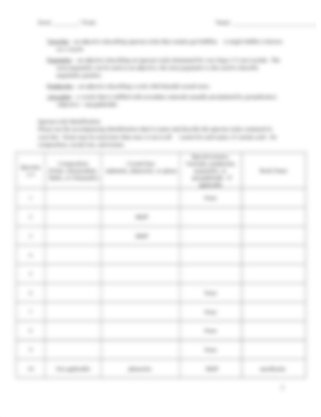 Physical Geology,Lab 4, Igneous Rocks.docx_drcyur9dyao_page2