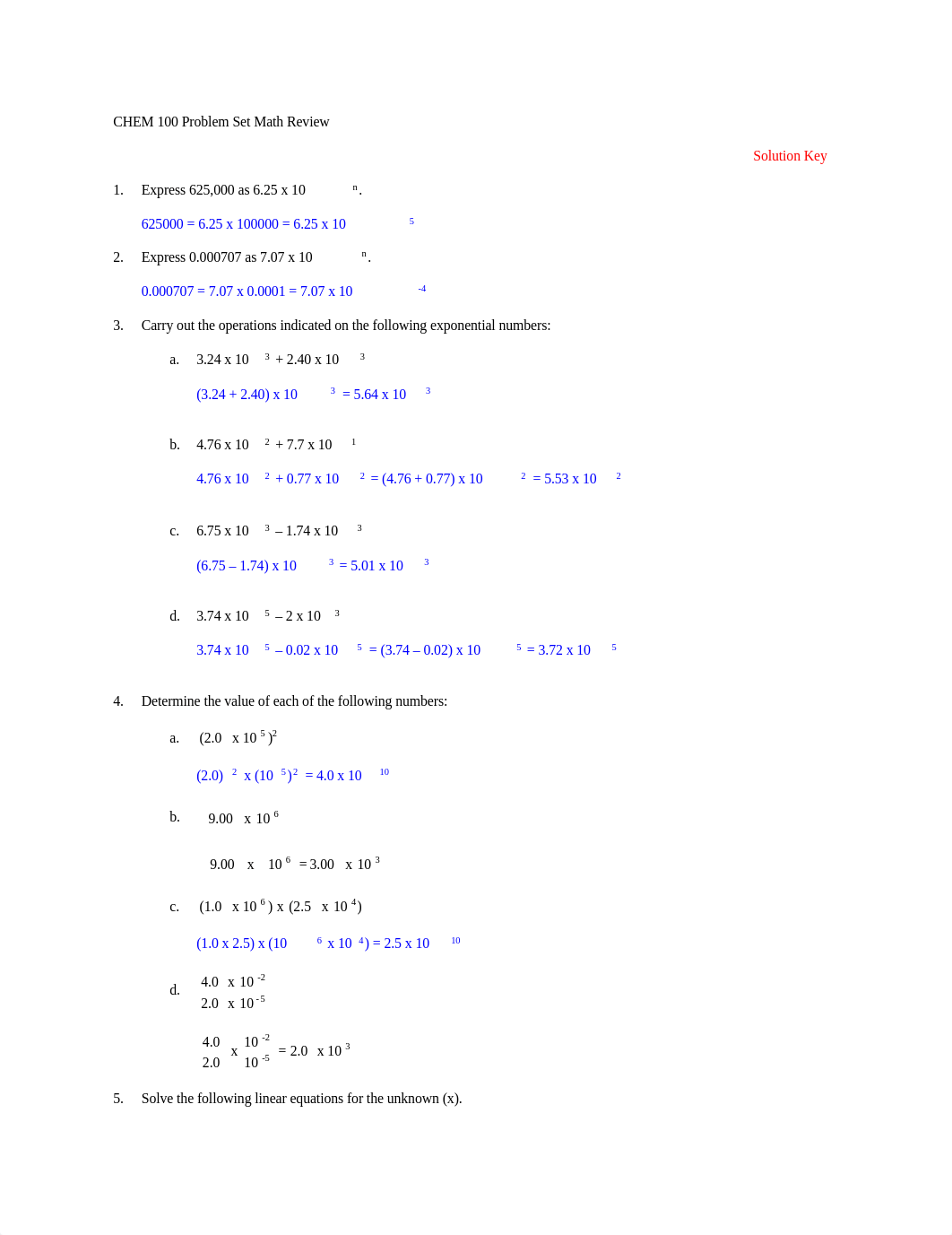 CHEM 100 Problem Set Math Review Key.pdf_drd66ui9xog_page1