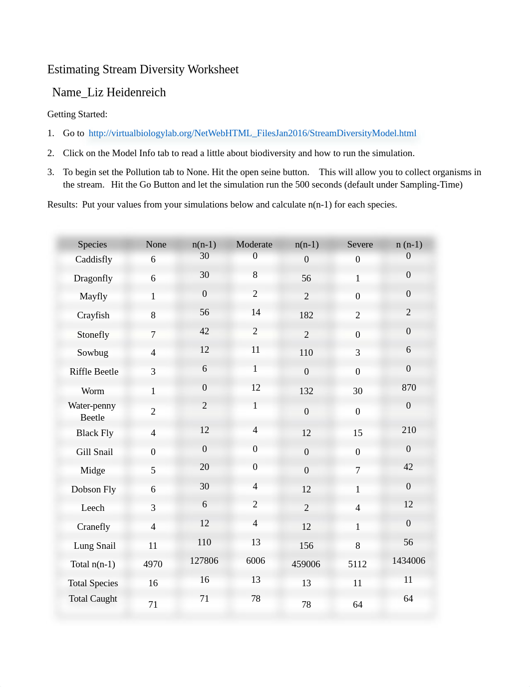 Zoology Stream Biodiversity Worksheet.docx_drdb0yh8gs0_page1