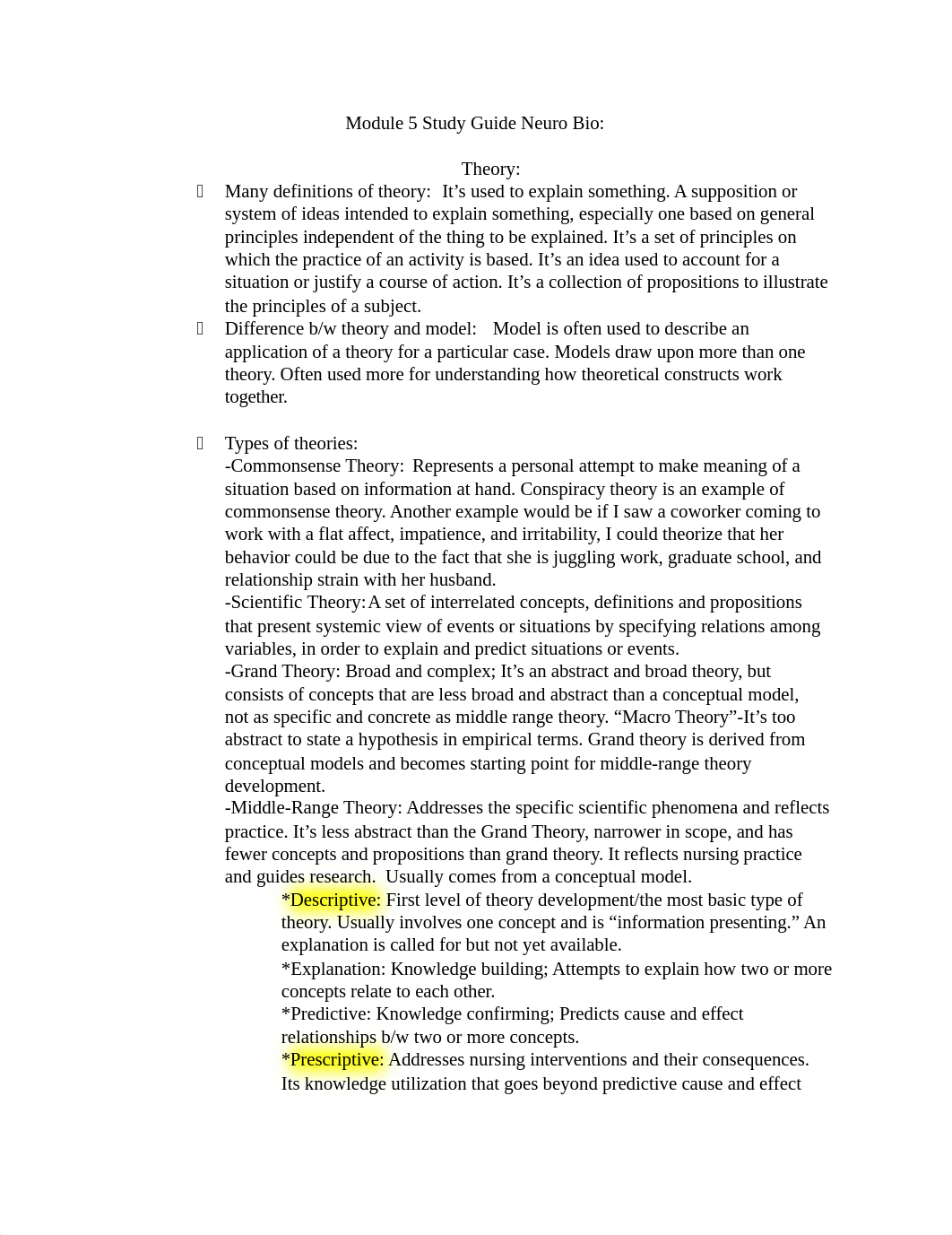 Module 5 Study Guide Neuro Bio.docx_drdrhaweqd2_page1