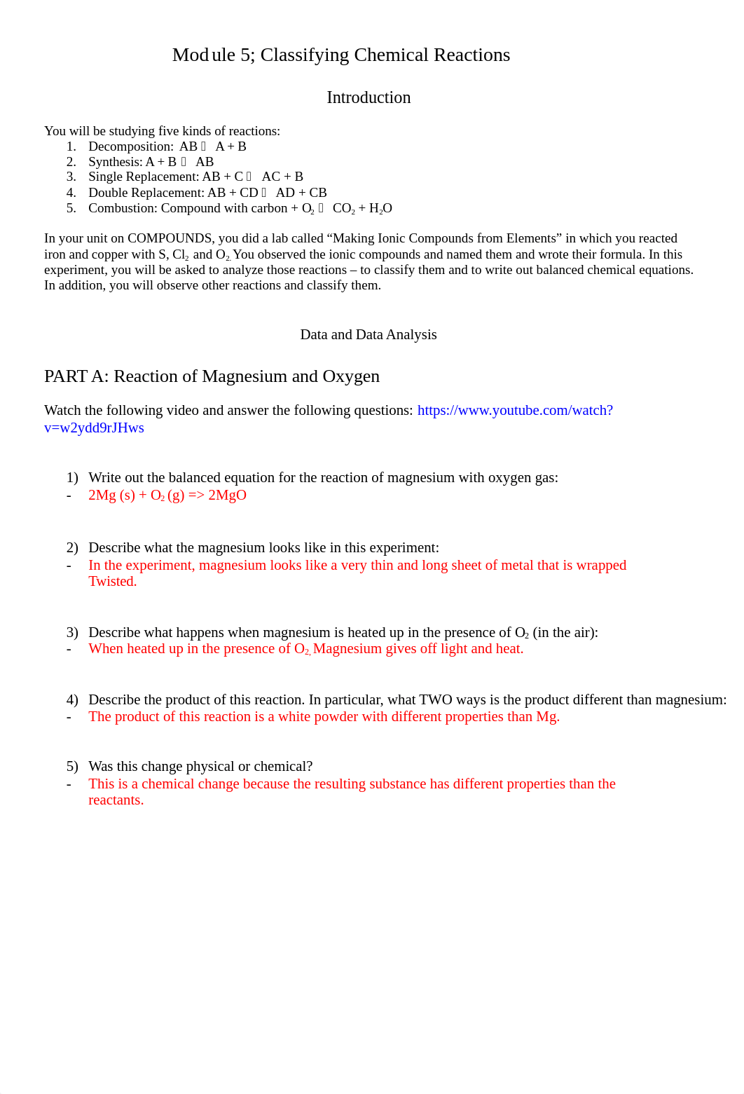 Module 5; Classifying Chemical Reactions.docx_drect65u9lx_page1