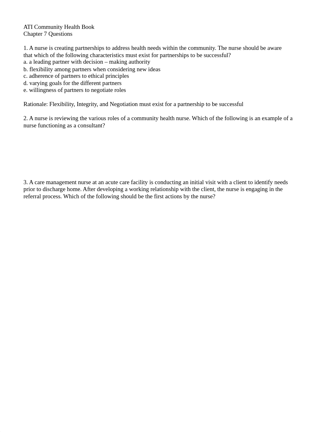 ATI Community Health Book - Chapter 7 Questions - Exam 1 .docx_dreechobwb2_page1