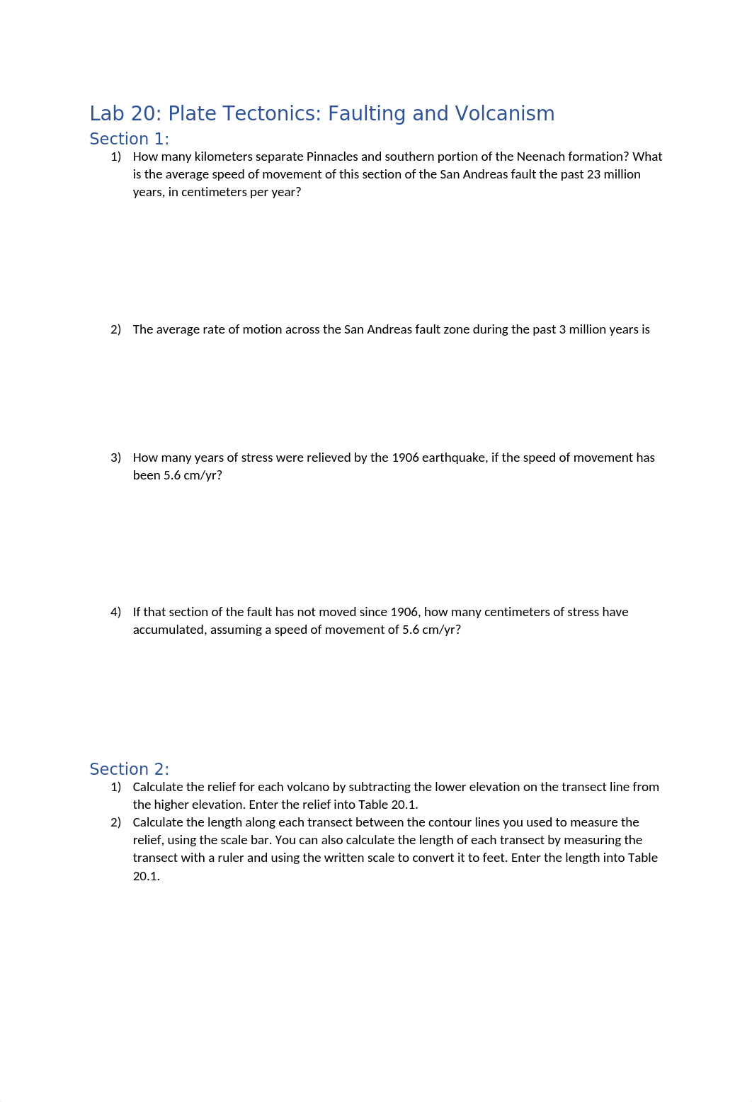 Plate Tectonics - Faulting and Volcanism.docx_dreqn5mkkpc_page1