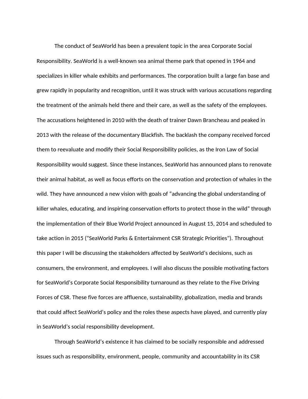 SeaWorld and Corporate Social Responsibility.docx_dreqzyjwmbb_page2