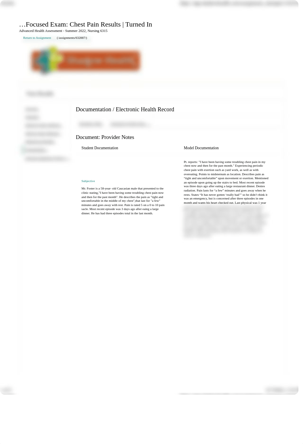 Focused Assessment Chest Pain Documentation.pdf_dreuy9ilvt4_page1