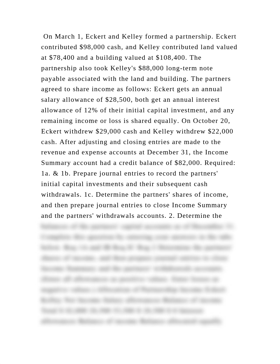 On March 1, Eckert and Kelley formed a partnership. Eckert contribute.docx_drewbick13y_page2