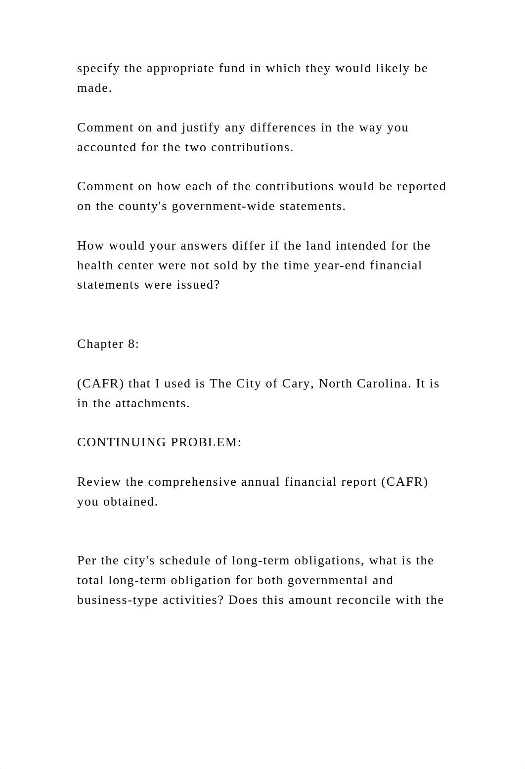 (CAFR) that I used is The City of Cary, North Carolina. It is in.docx_drfkukpnrza_page4