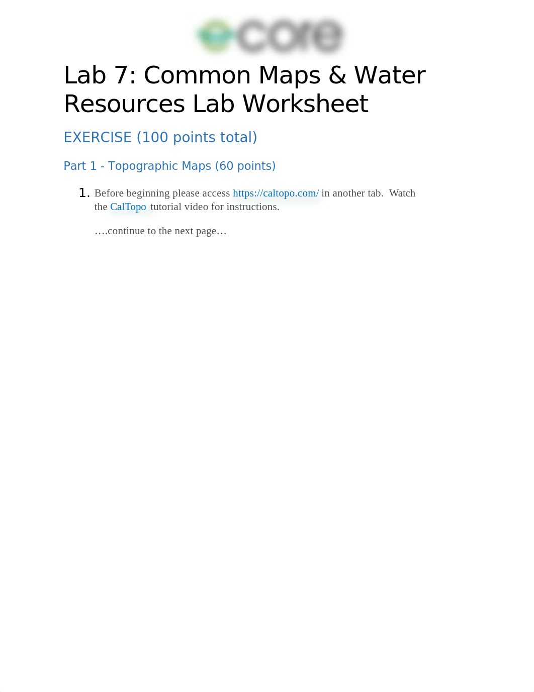 Lab 7 - Common Maps & Water Resources_updated.docx_drfnkjby3rn_page1