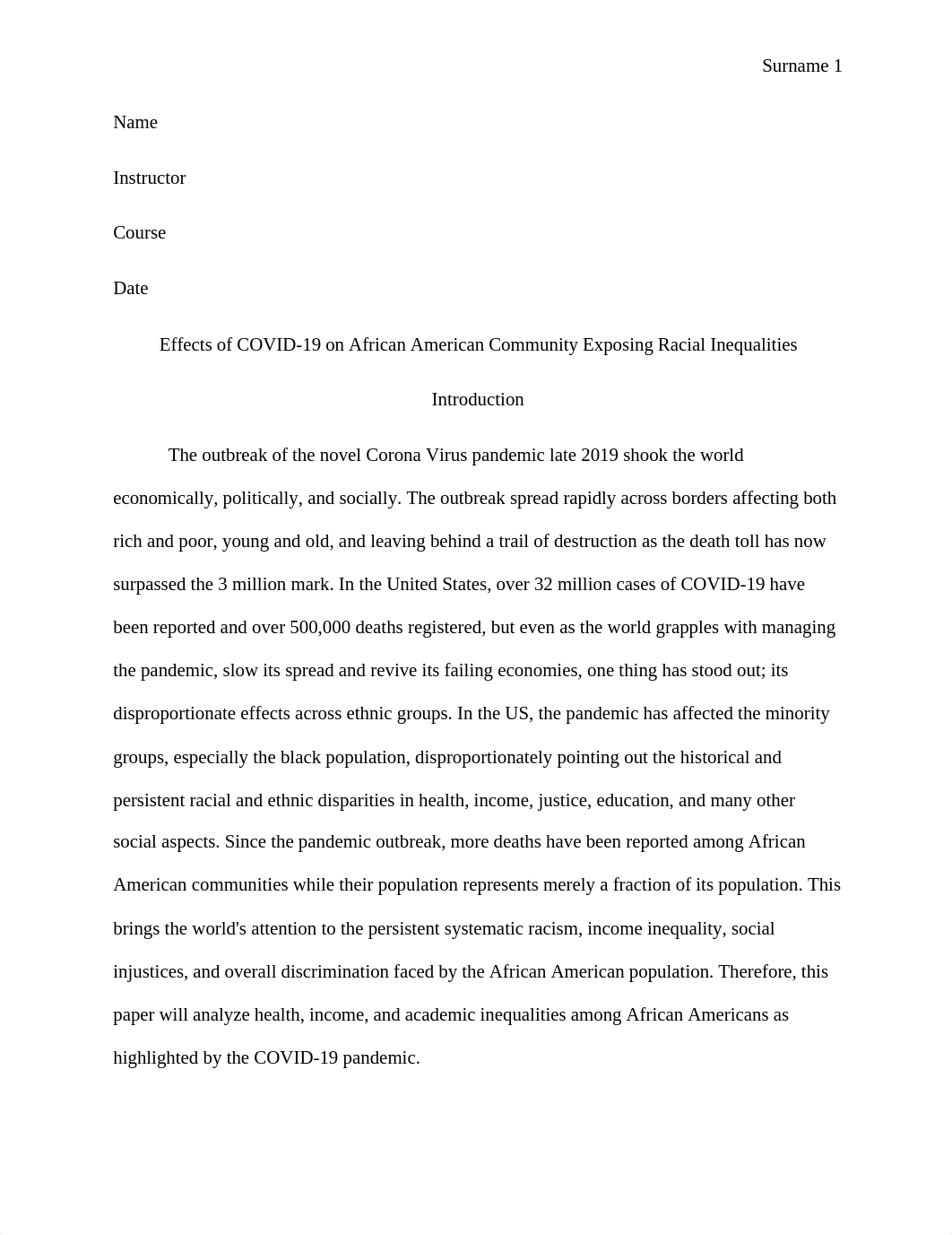 Effects of COVID-19 on African Americal Community.docx_drg5fzl5k8n_page1