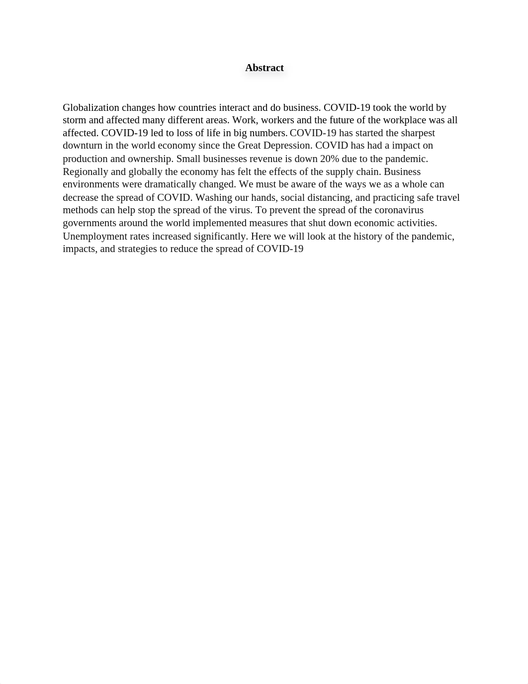 The Covid 19 Pandemic Impact on Global Economy.docx_drgadc7pwui_page2