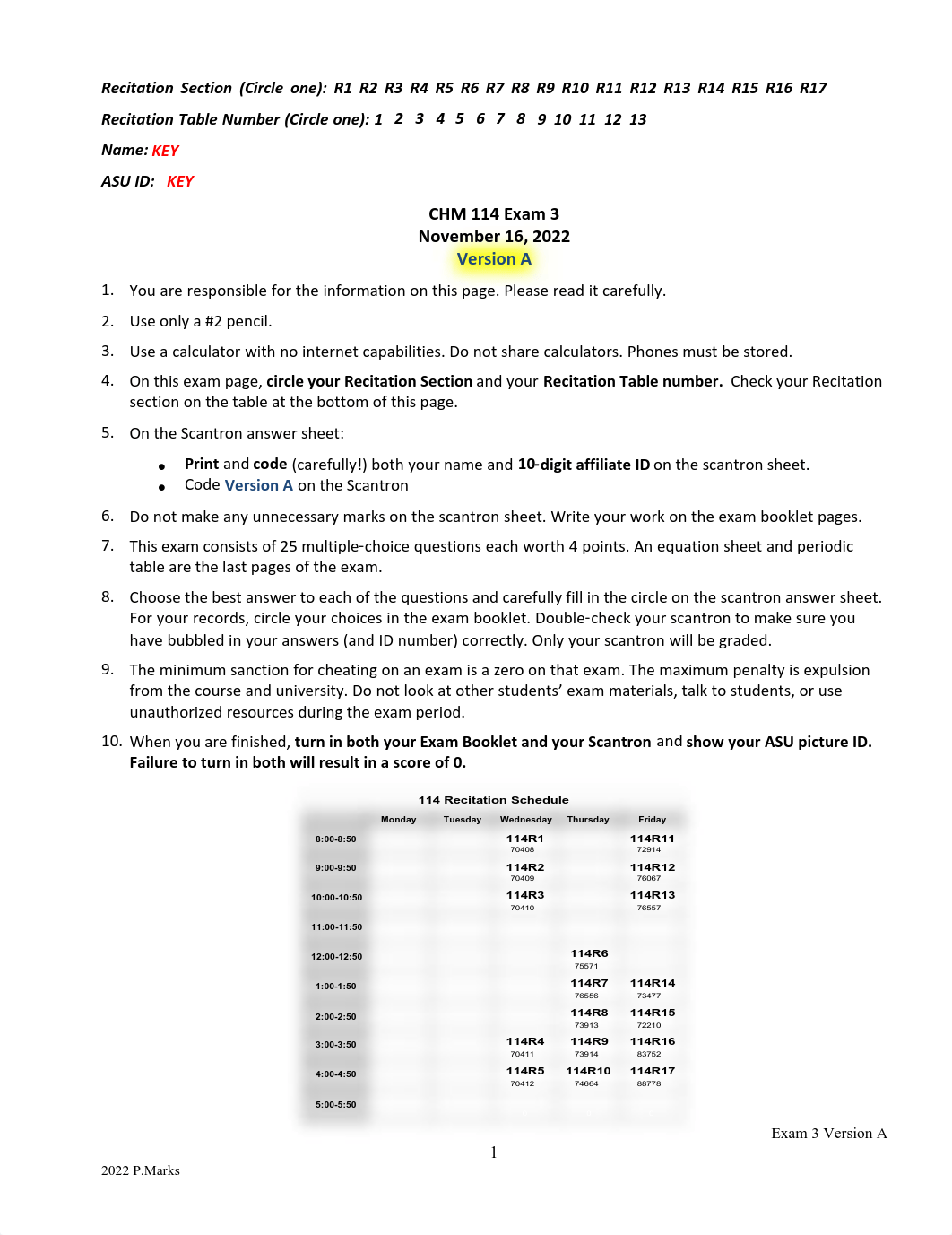 KEY_CHM 114 Exam 3 Version A F22.pdf_drgcycml7pt_page1