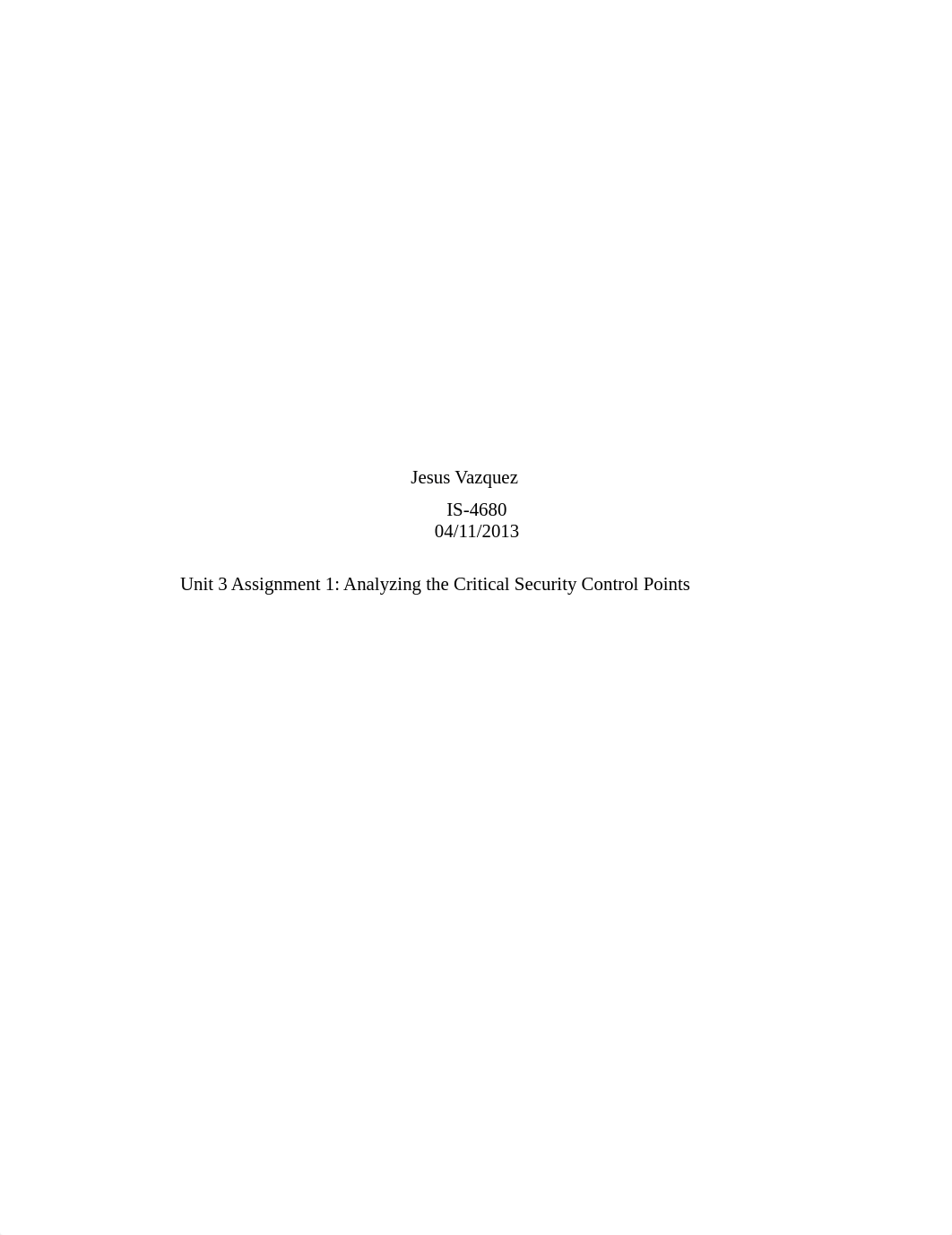 Unit 3 Assignment 1 Analyzing the Critical Security Control Points_drghkylf1ef_page1