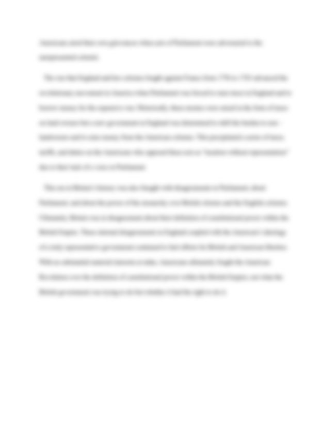 This essay will discuss several causes of the American Revolution from the American point of view.do_drgrubm51kp_page2