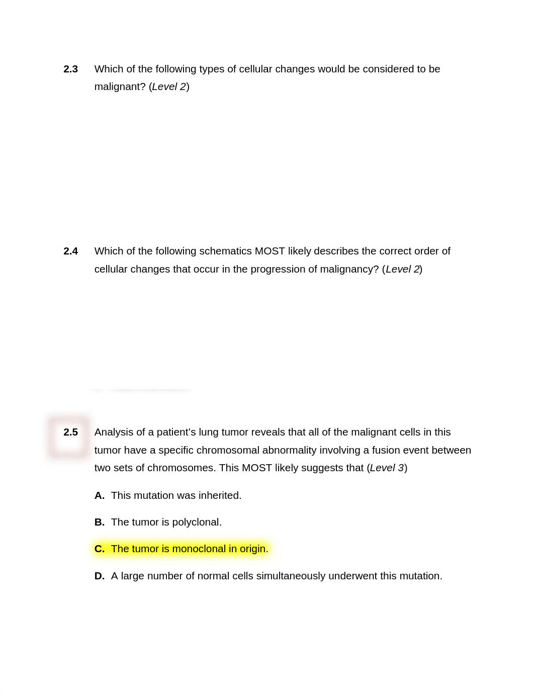 Some of Cancer Bio Test Bank.docx_drh1cg32pff_page2