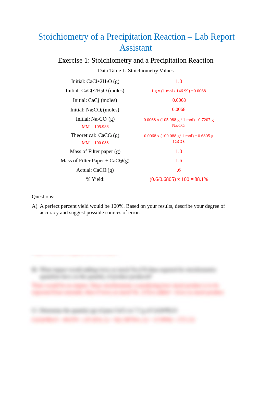 Stoichiometry of a Precipitation Reaction (course hero).pdf_drh89q0wr8w_page1