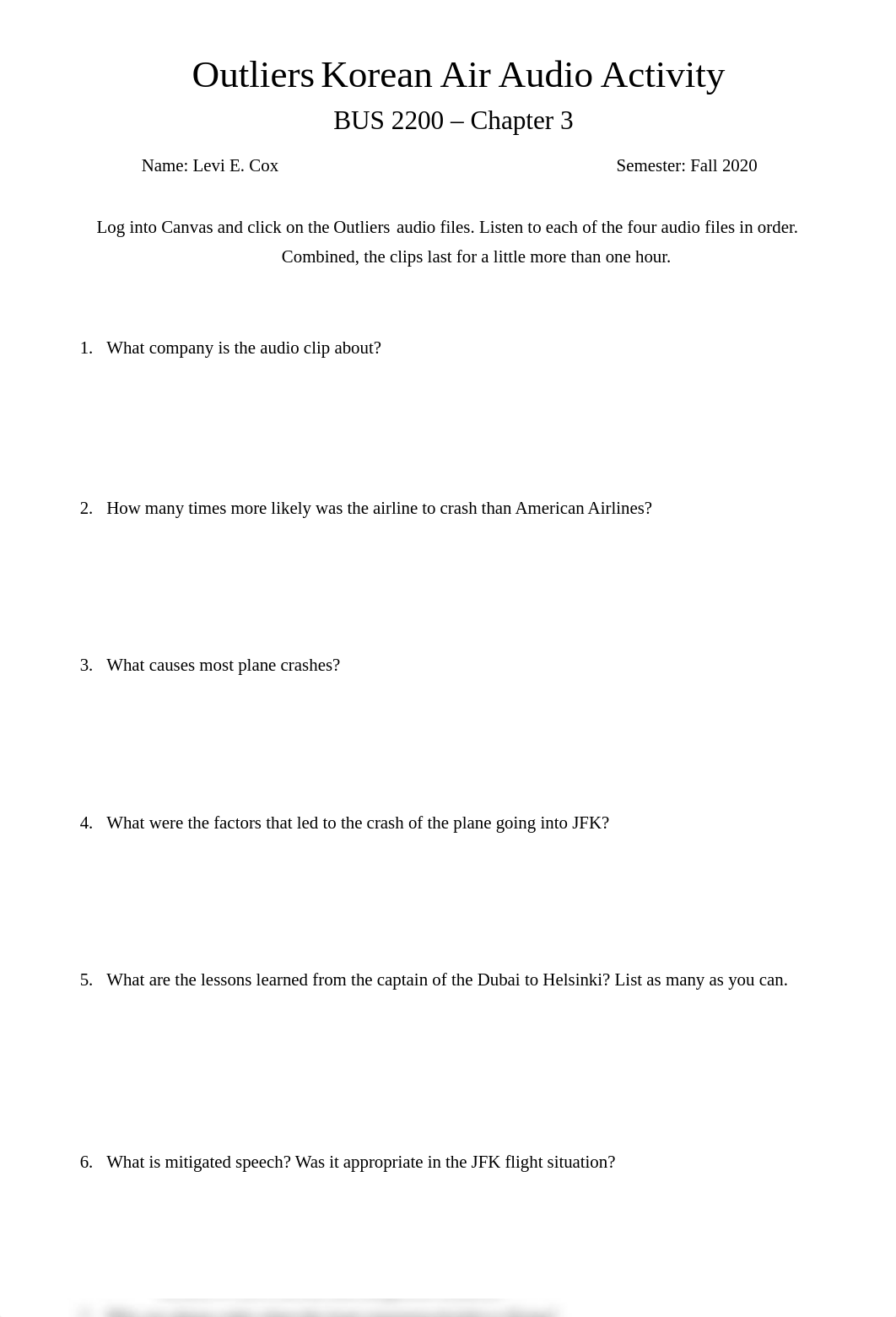 Outliers audio track answer sheet-1.docx_drhavid2ko3_page1