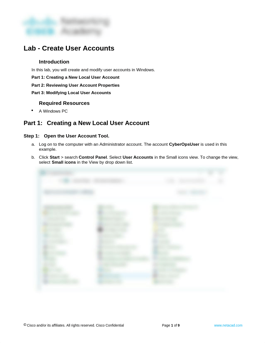 2.2.1.10 Lab - Create User Accounts.docx_drhbxwf856a_page1