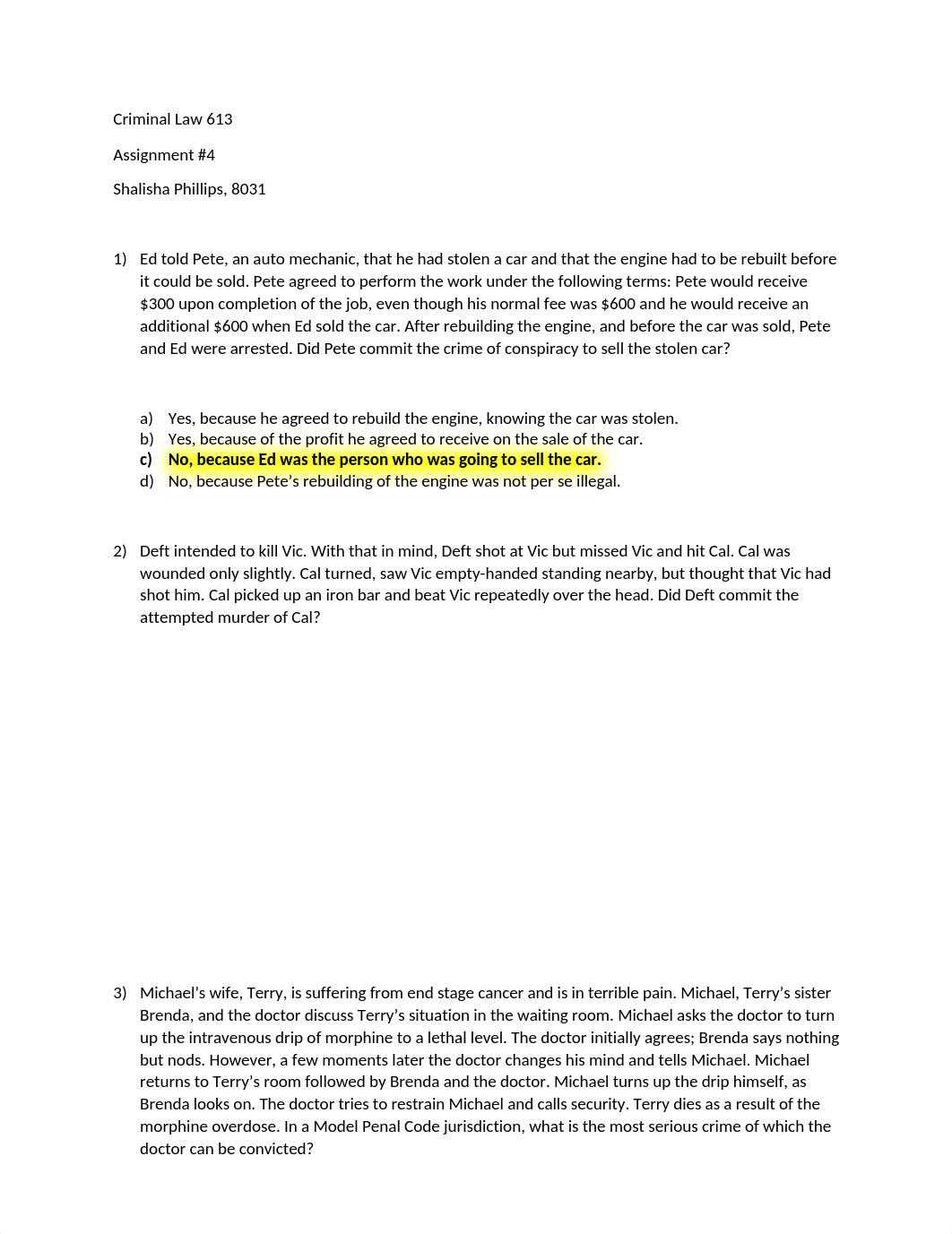 Criminal Law 613, Assignment #4, Phillips 8031.docx_drhczzrni3m_page1