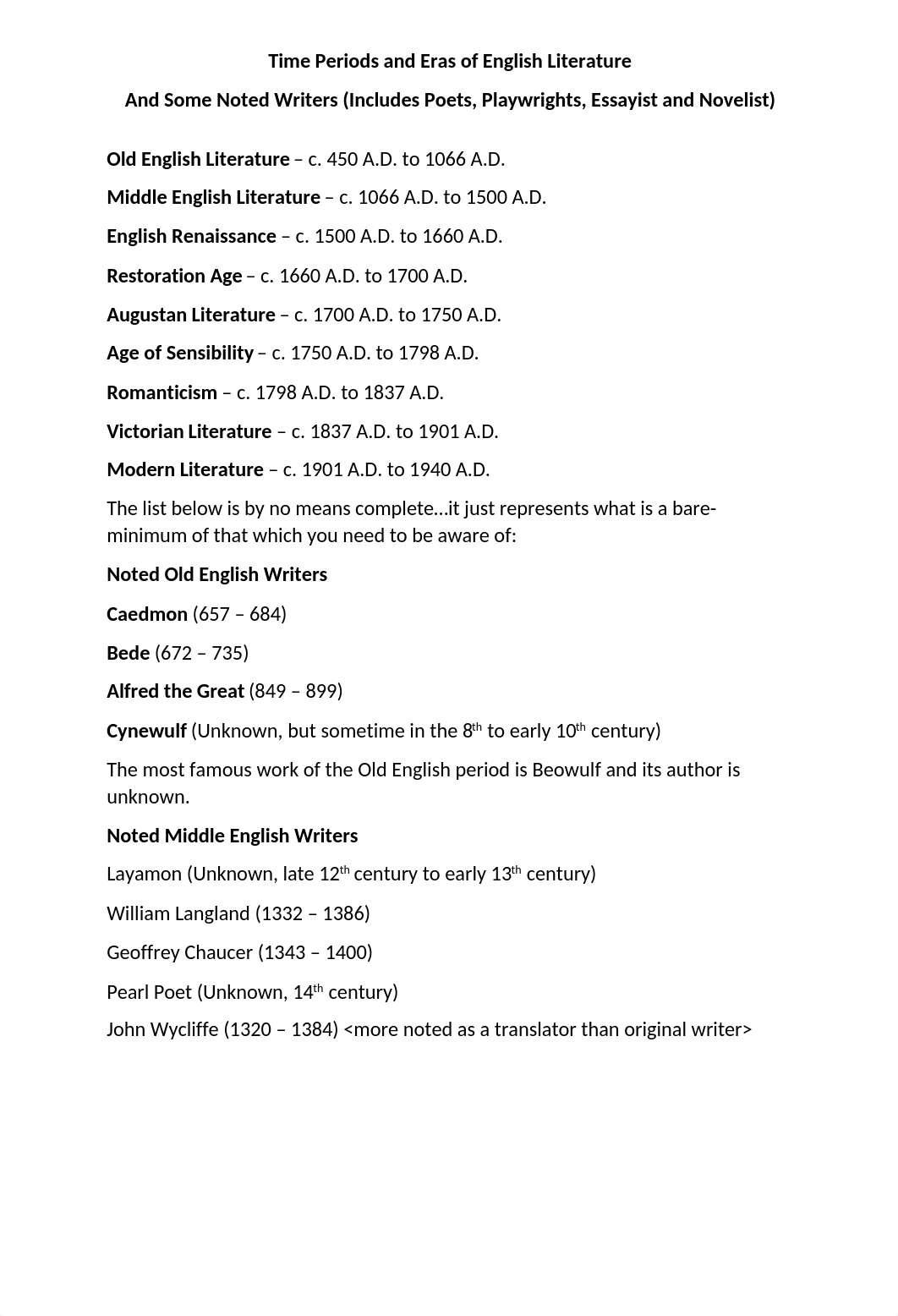 Time Periods and Eras of English Literature.docx_drhs66xi4q7_page1