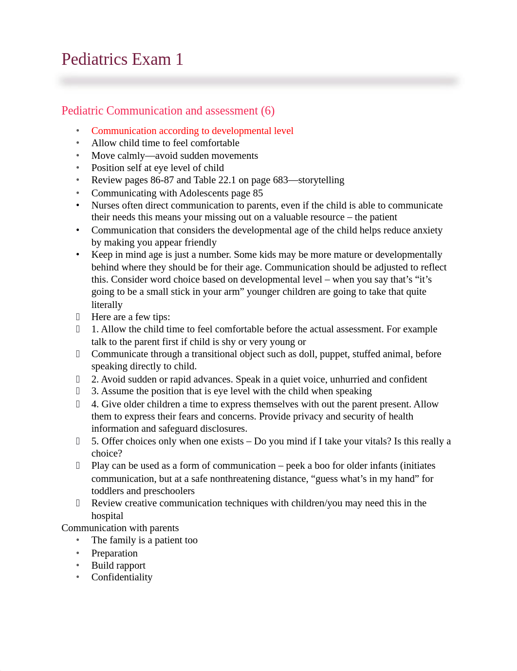 Pediatrics Exam I.docx_drhuljajmiv_page1