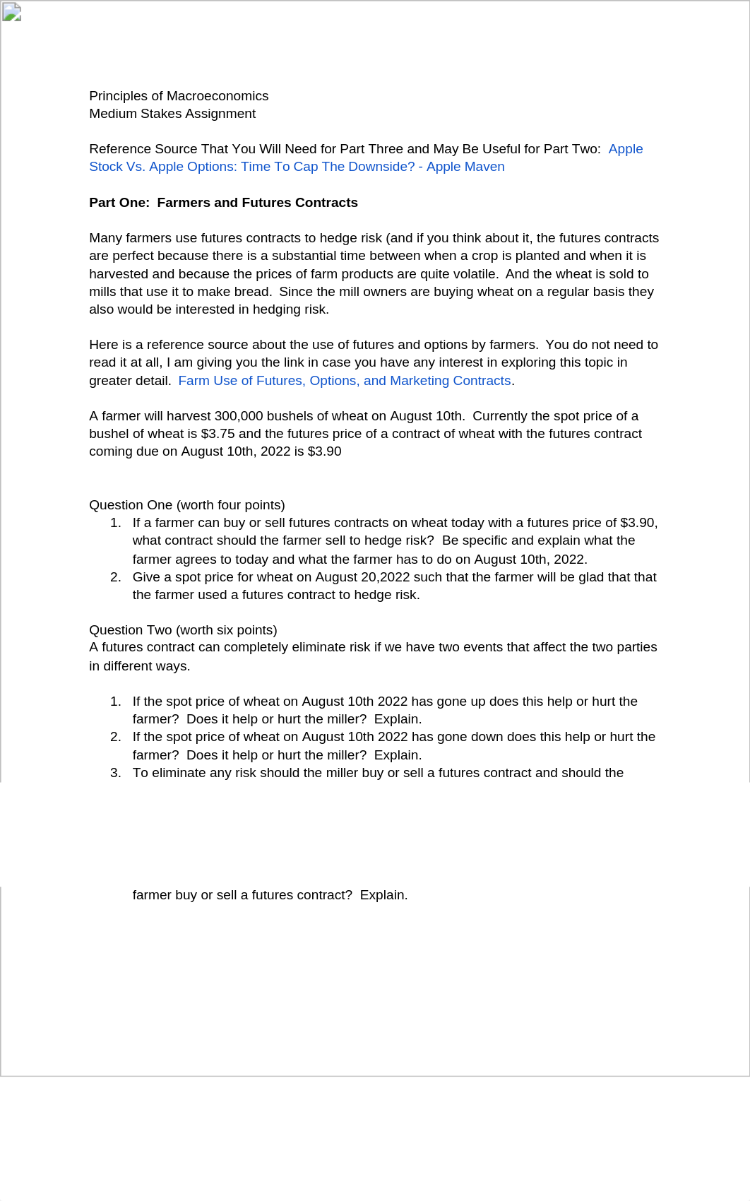 Principles of Macroeconomics Medium Stakes Assignment Futures and Options Contracts.docx_drijgx4nzir_page1