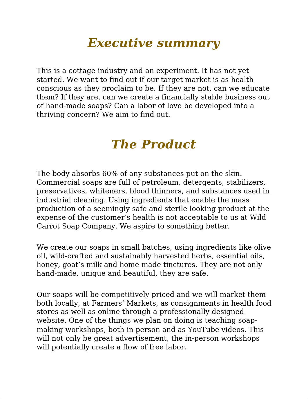 Wild Carrot Soap Company Business Plan.docx_drir2hbn2mv_page2