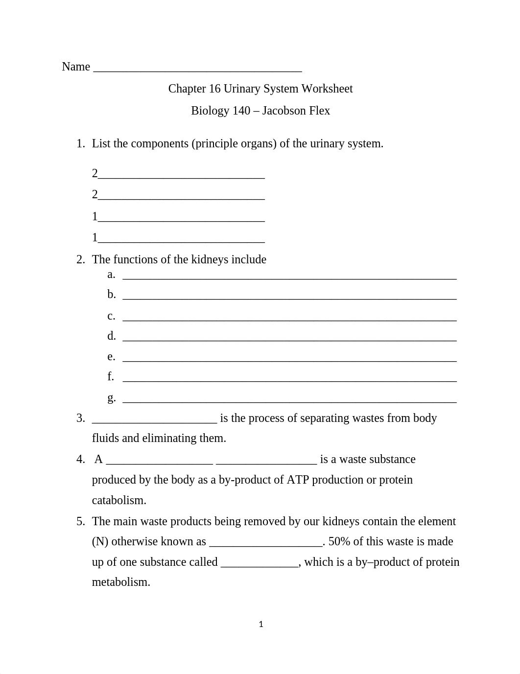 Chapter 16 Urinary System Worksheet(1).docx_driraahjliu_page1