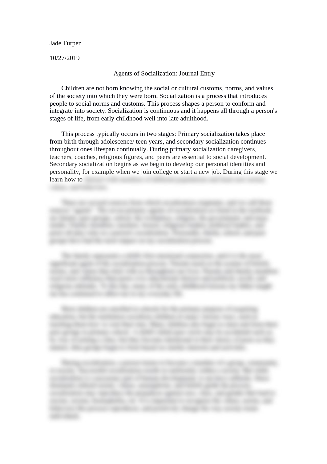 Jade Turpen - Agents of Socialization Assignment.docx_drj1syyz2xa_page1