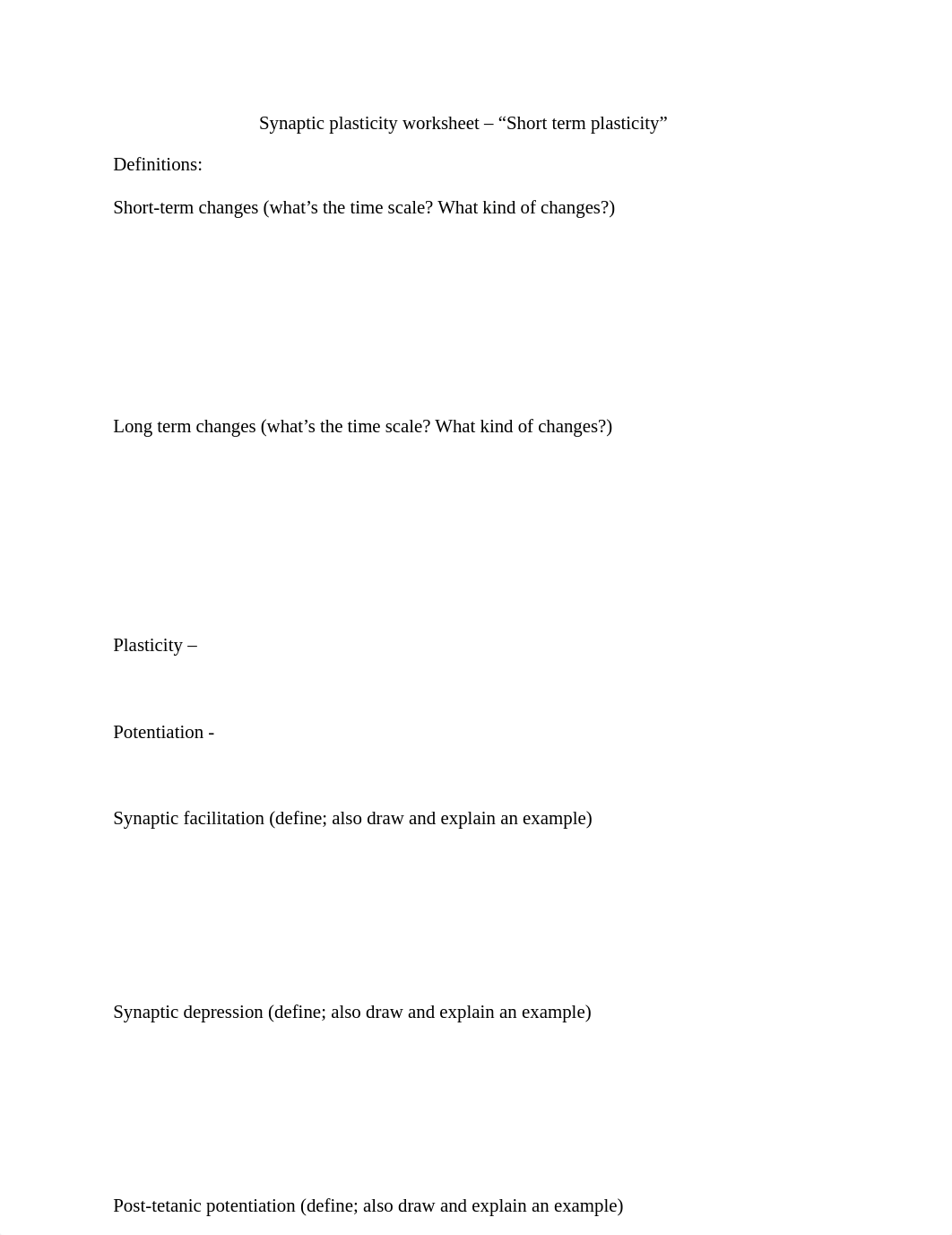 Short Term Plasticity Worksheet_drj6qxr2d9h_page1