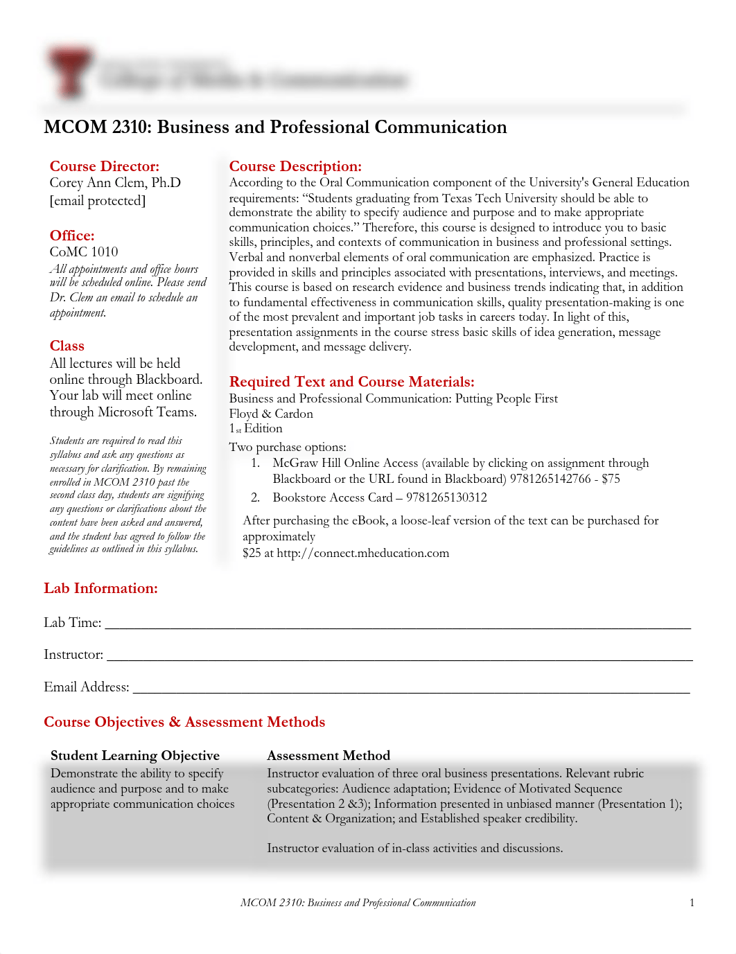 MCOM 2310 Syllabus.pdf_drj85wxsvrf_page1