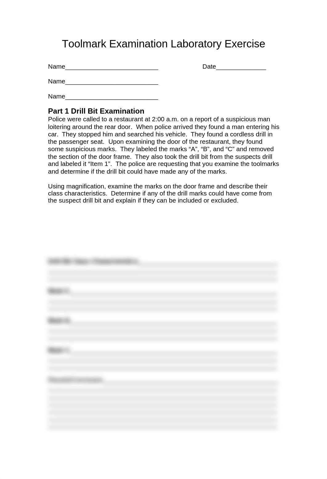 Toolmark Lab Exercises.doc_drj8q8qa1yg_page1