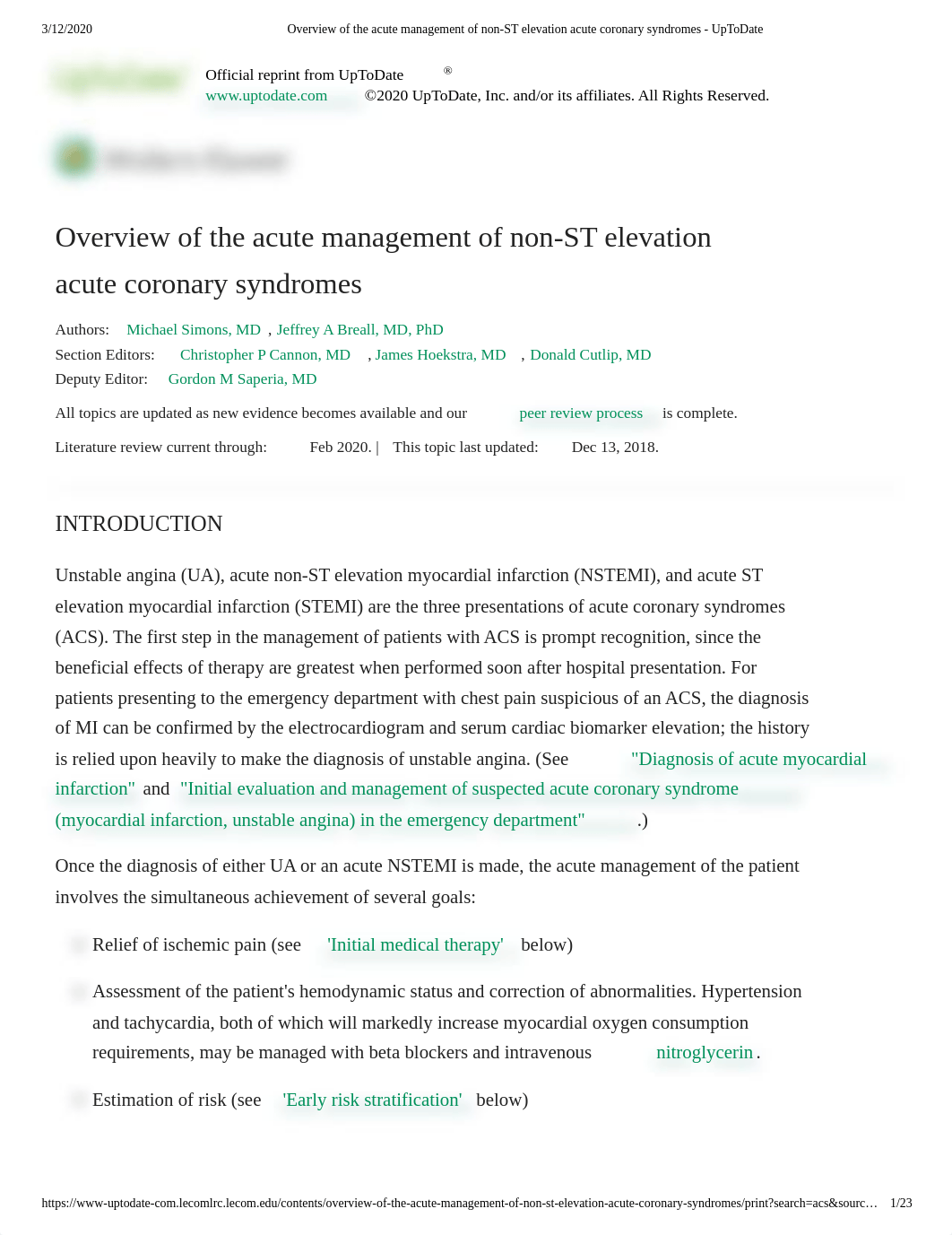 NSTEMI Overview UpToDate.pdf_drjerq4q38e_page1