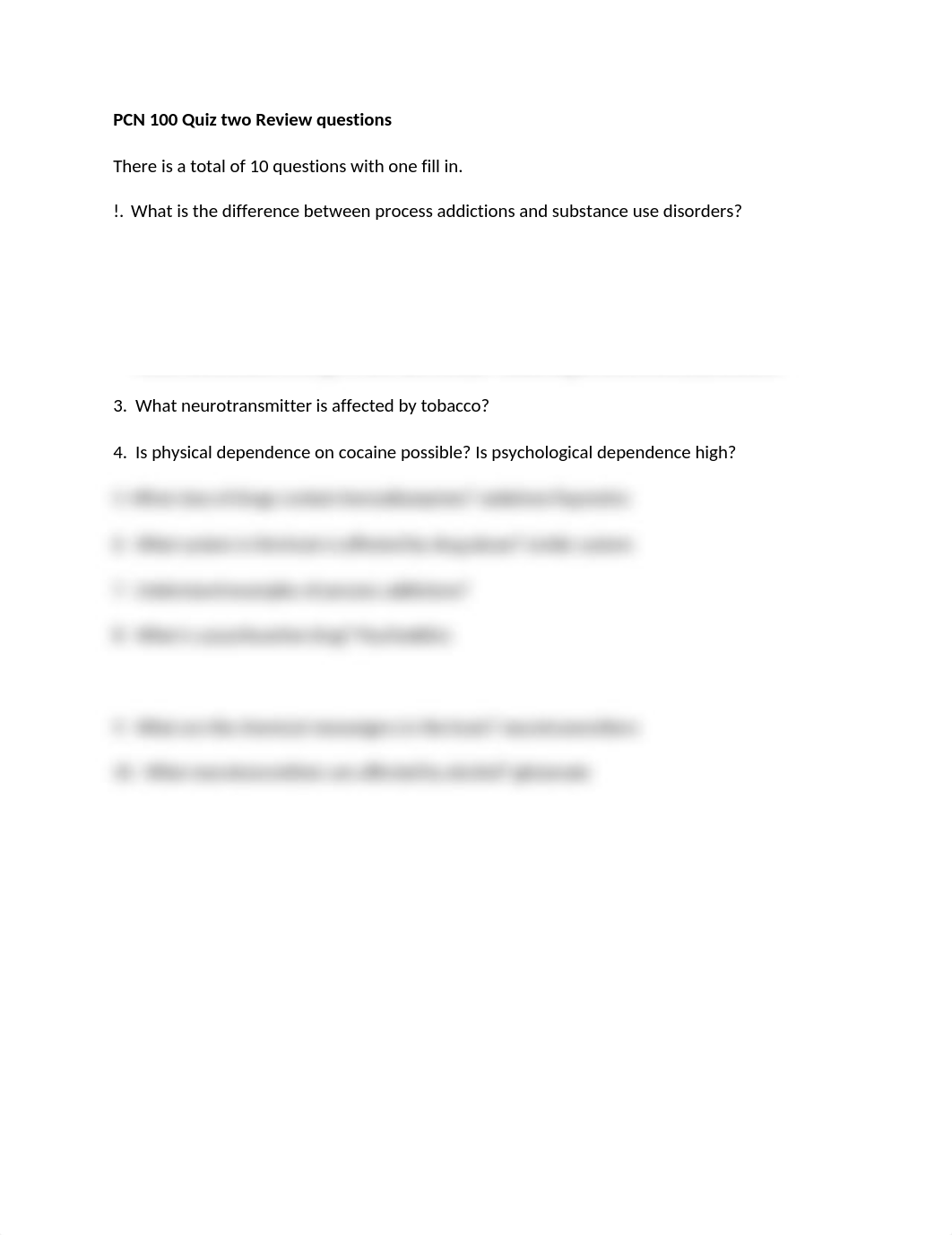 PCN 100 Quiz two Review questions.docx_drjfuj3dsn4_page1