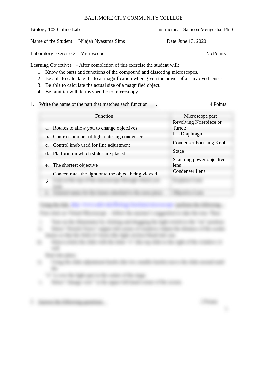 Bio 102 Lab - Online - Assignment 2--Nilajah Nyasuma Sims.doc_drjok1pgvpb_page1