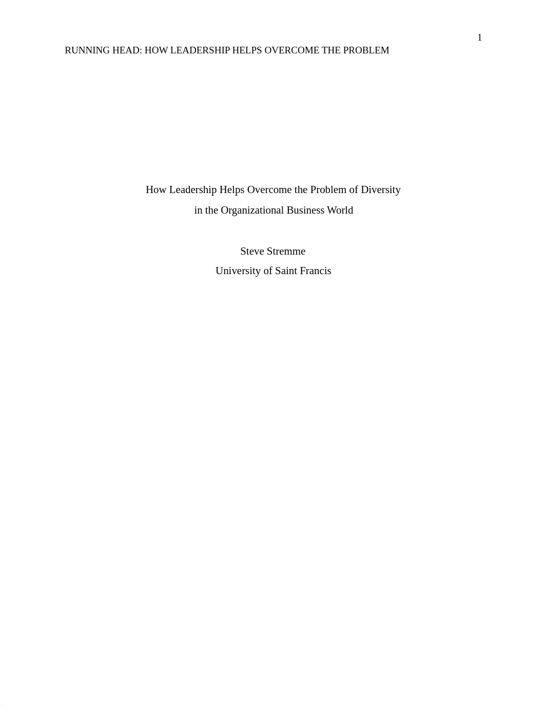 How Leadership Helps Overcome the Problem of Diversity.docx_drjyadoa7se_page1