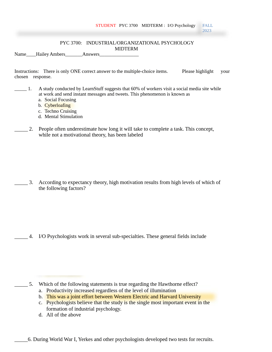 PYC 3700 Mid Term FALL 2023 STUDENT Answers.docx_drjza5mbjbc_page1