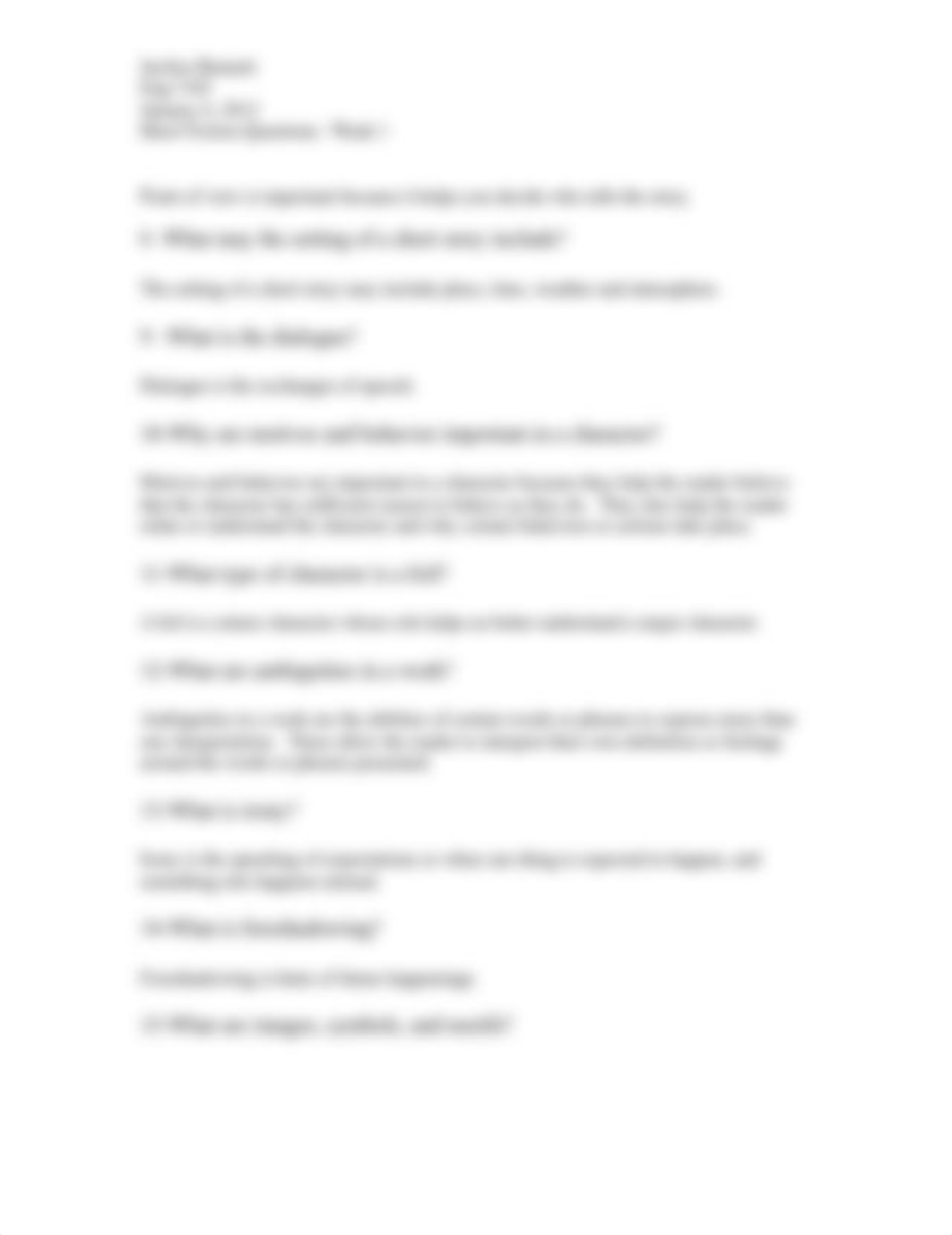 Short Fiction Questions - Jacilyn Bennett ENG 1102_drk8191t38u_page2