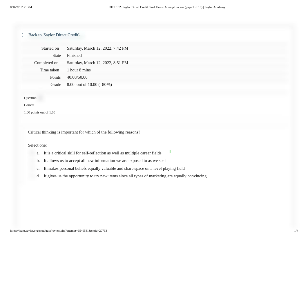 PHIL102_ Saylor Direct Credit Final Exam_ Attempt review (page 1 of 10) _ Saylor Academy.pdf_drkbatjmtvh_page1