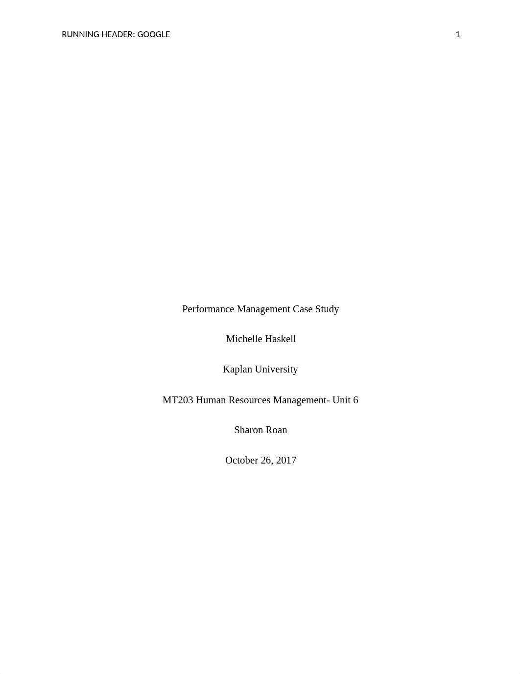 Performance Management Case Study_Michelle_Haskell_Unit6.docx_drkd6d8a8j2_page1