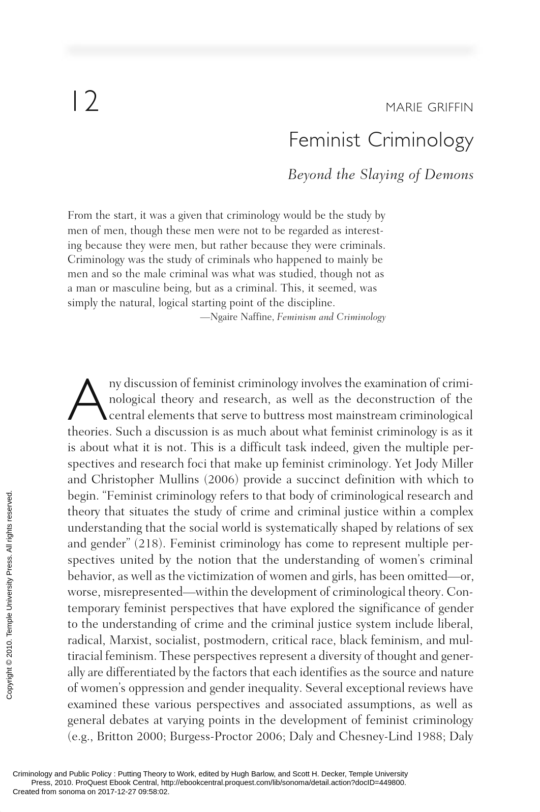 Feminist Criminology - Beyond the Slaying of Demonds - Criminology and Public Policy.pdf_drkwka9ydti_page1