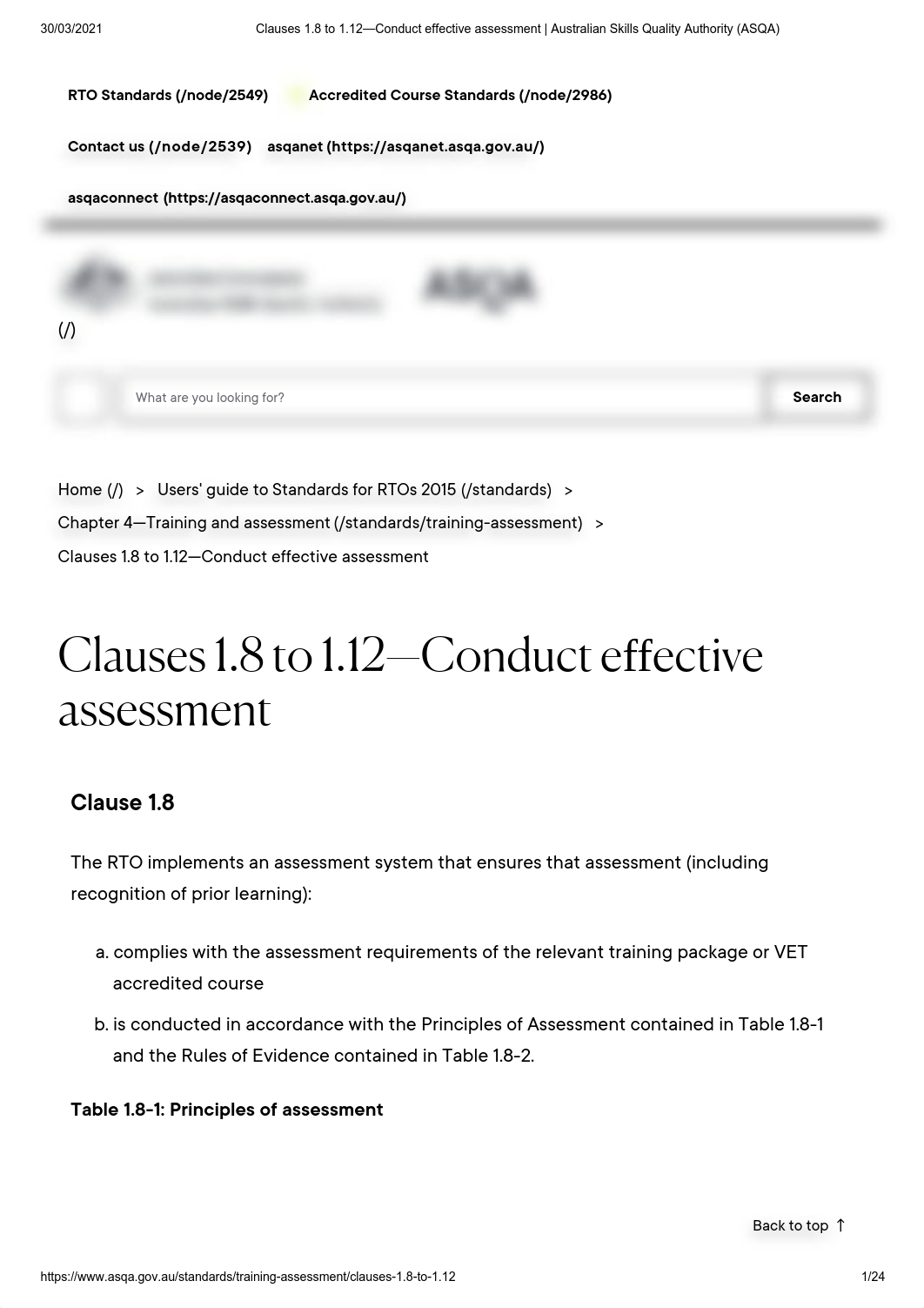 Clauses 1.8 to 1.12—Conduct effective assessment _ Australian Skills Quality Authority (ASQA) - Copy_drl7l5nx4no_page1