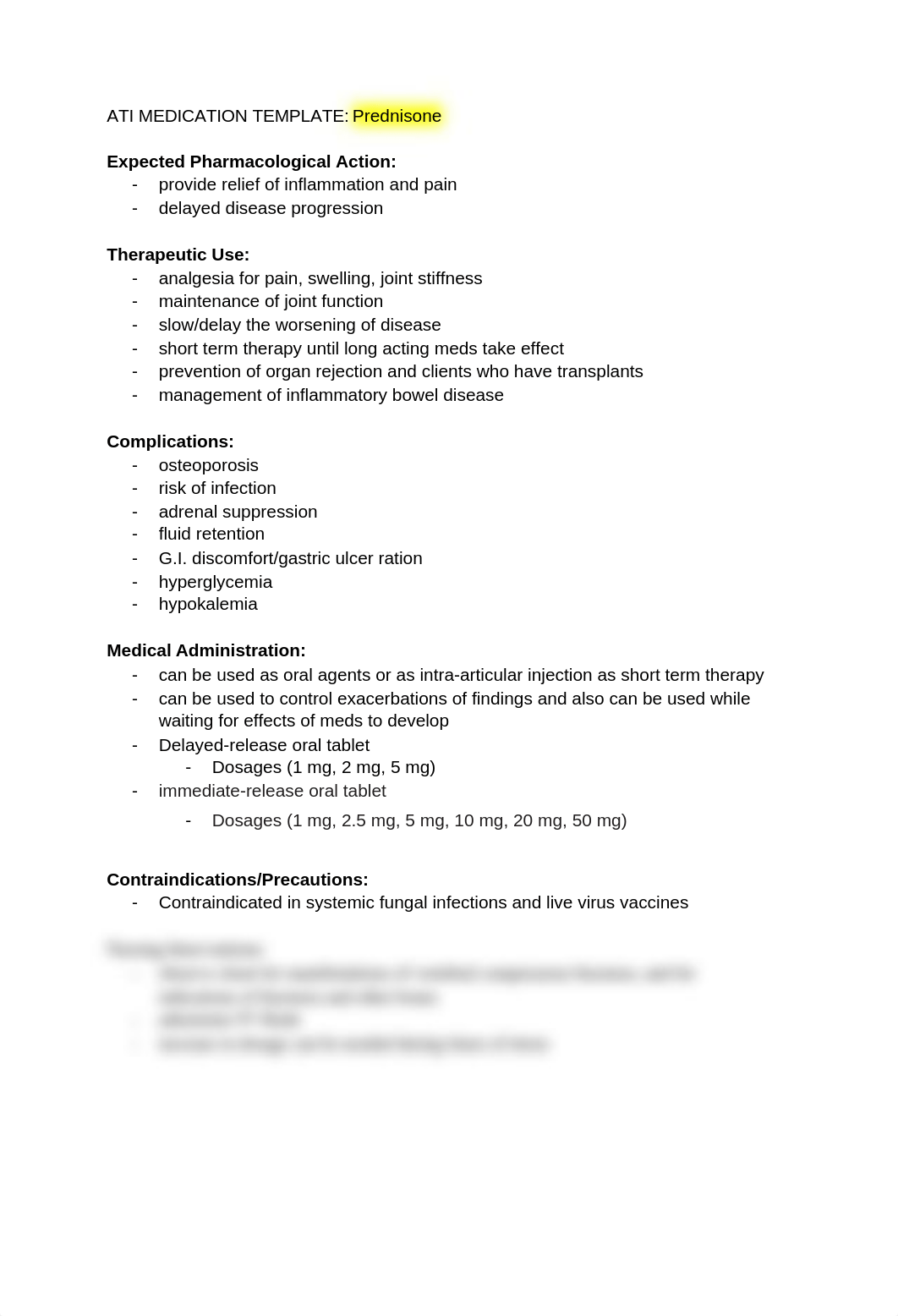 ATI MEDICATION TEMPLATE: Prednisone_drlg7kw43nv_page1