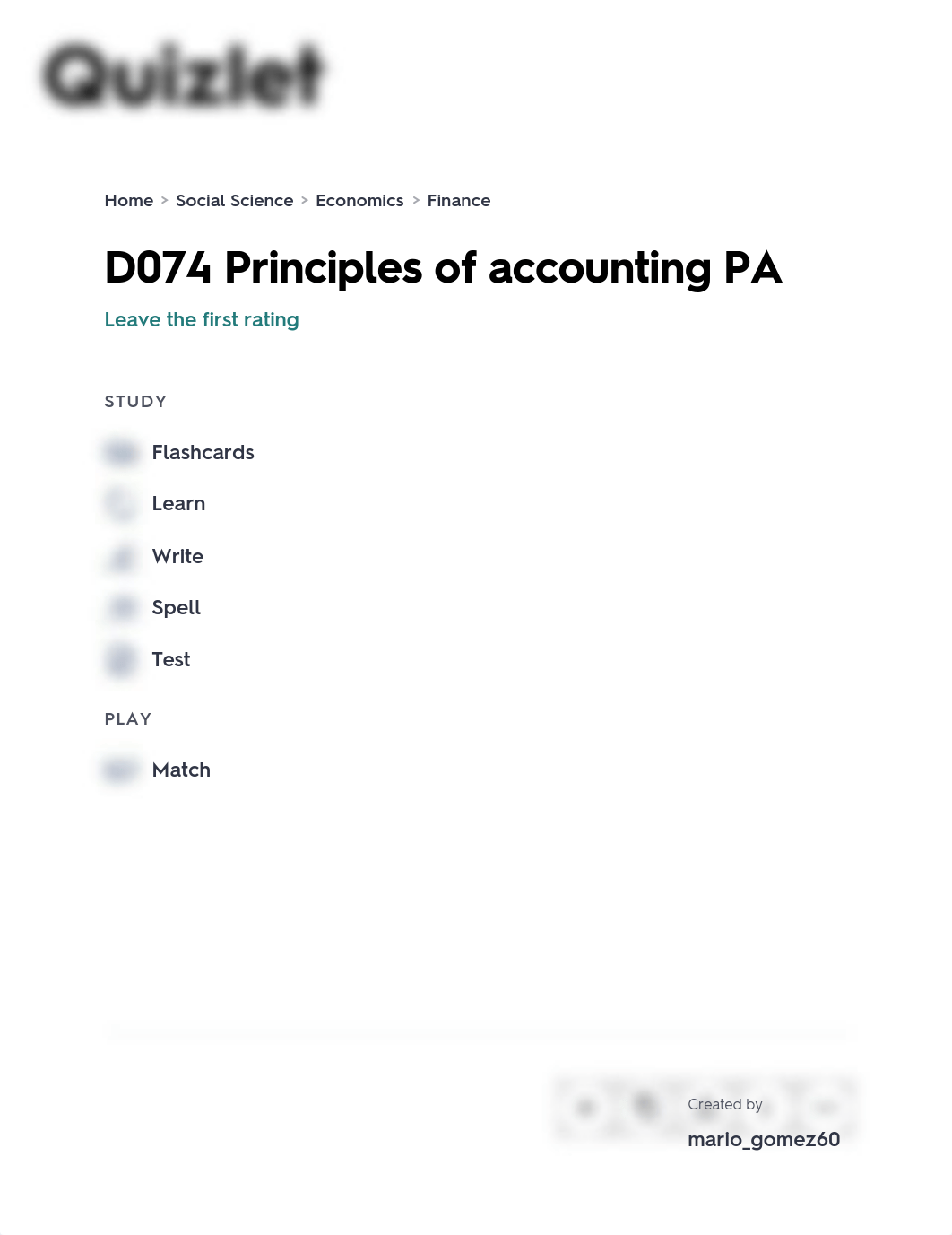 D074 Principles of accounting PA Flashcards.pdf_drlosrhpch8_page1