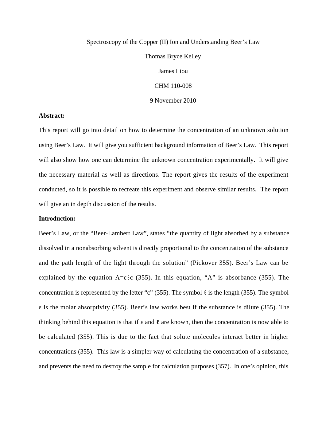 Formal Lab Report Beer's Law_drlr5kbpdnx_page1